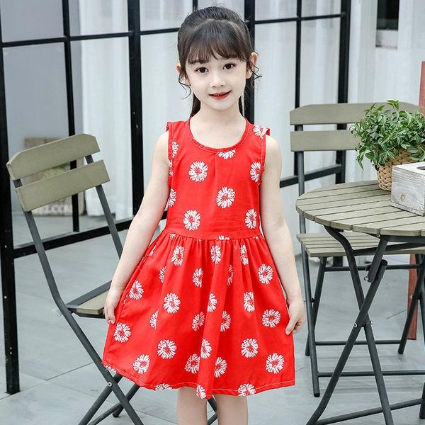 girls dress 2021 children's summer girl pure shredded flower cotton thin beach korean baby clothes girl's dresses, Red;yellow
girls dress 2021 children's summer girl pure shredded flower cotton thin beach korean baby clothes girl's dresses, Red;yellow
