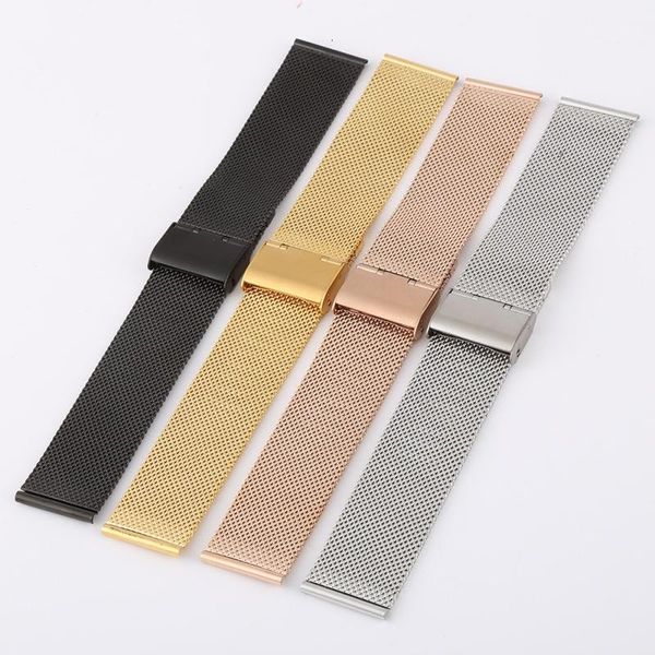 watch bands est fashion 12-22mm milanese watchband universal stainless steel metal band strap bracelet silver black rose gold, Black;brown
watch bands est fashion 12-22mm milanese watchband universal stainless steel metal band strap bracelet silver black rose gold, Black;brown