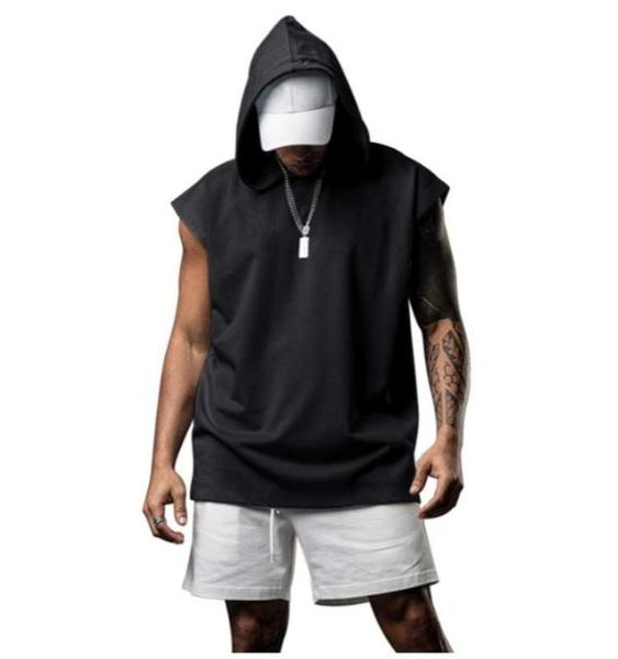 men's hoodies & sweatshirts men fitness tank 2021 summer muscle solid sleeveless gym clothing hooded bodybuilding tight-drying vest, Black
men's hoodies & sweatshirts men fitness tank 2021 summer muscle solid sleeveless gym clothing hooded bodybuilding tight-drying vest, Black
