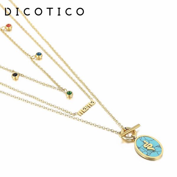 chains dicotico women 3 layers link chain necklaces letter mama rhinestone stainless steel choker pine stone for mom gifts, Silver
chains dicotico women 3 layers link chain necklaces letter mama rhinestone stainless steel choker pine stone for mom gifts, Silver