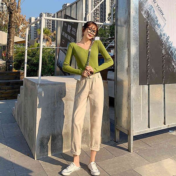 capri straight women casual korean overalls high waist hare loose elastic waistband plus size women's pants, Black;white
capri straight women casual korean overalls high waist hare loose elastic waistband plus size women's pants, Black;white