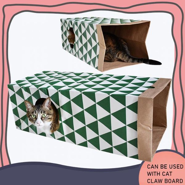cat toys 2-way collapsible tunnel corrugated paper tube kitty bored pet training outdoor interactive tent toy
cat toys 2-way collapsible tunnel corrugated paper tube kitty bored pet training outdoor interactive tent toy