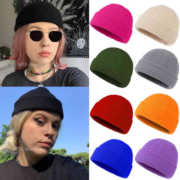 knitted hats cap women solid color warm beanie winter retro brimless baggy melon caps for men skullcap street bonnet, Blue;gray
knitted hats cap women solid color warm beanie winter retro brimless baggy melon caps for men skullcap street bonnet, Blue;gray