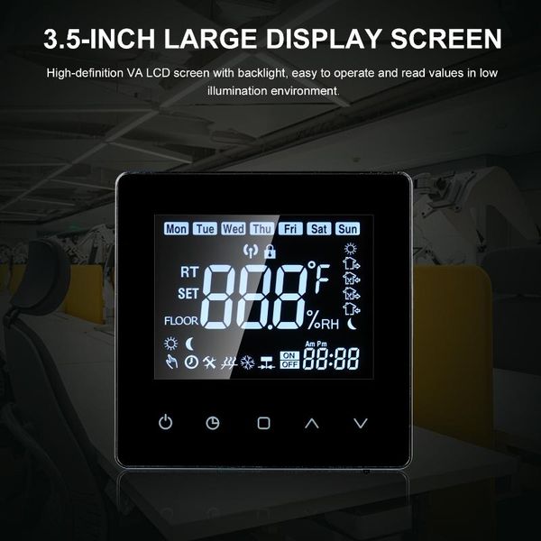 smart home control 3a digital temperature remote controller thermostat lcd touch-screen programmable water gas boiler heating
smart home control 3a digital temperature remote controller thermostat lcd touch-screen programmable water gas boiler heating
