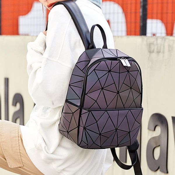 school bags chao brand backpack women's geometric diamond lattice laser korean versatile fashion travel bag personalized student
school bags chao brand backpack women's geometric diamond lattice laser korean versatile fashion travel bag personalized student