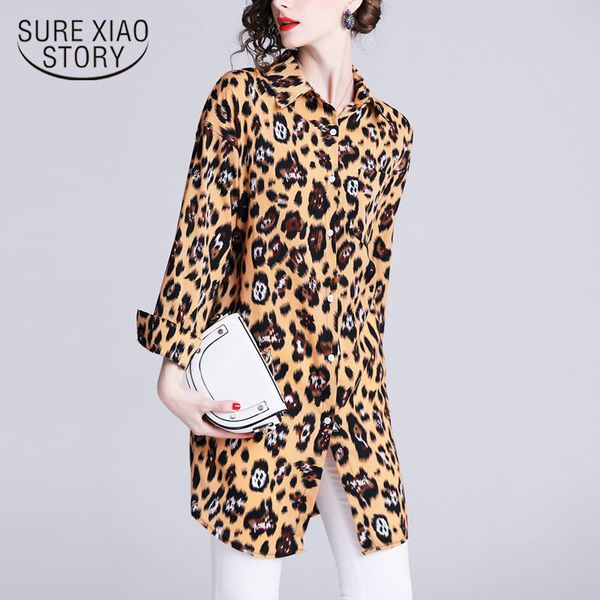 fashion korean women clothing ladies ol leopard v-neck blouses blusas feminains shirts button full 7923 50 210415, White
fashion korean women clothing ladies ol leopard v-neck blouses blusas feminains shirts button full 7923 50 210415, White