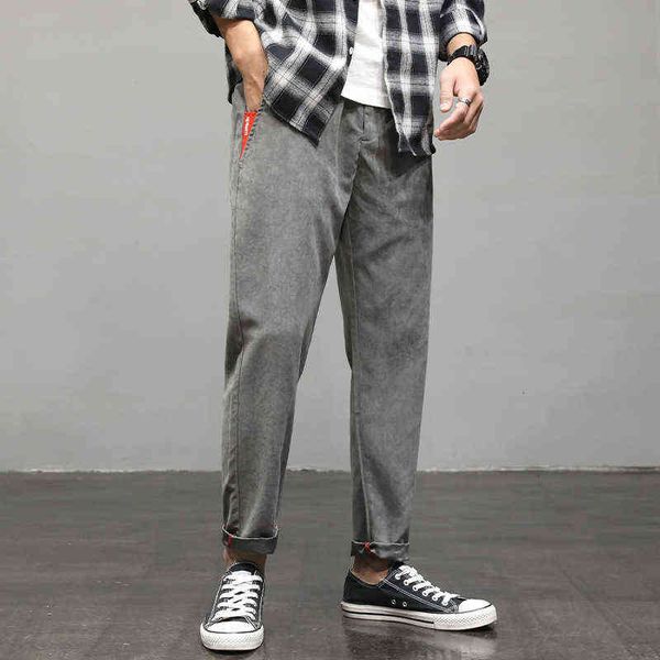 casual spring men's pants korean version trend loose straight tube drop feeling small trousers nine point harajuku style, versatile, Blue
casual spring men's pants korean version trend loose straight tube drop feeling small trousers nine point harajuku style, versatile, Blue