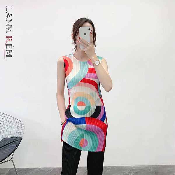 women printing t-shirt geometric sleeveless long shirts loose round neck ladies fashion tide summer 2h138 210507, White
women printing t-shirt geometric sleeveless long shirts loose round neck ladies fashion tide summer 2h138 210507, White