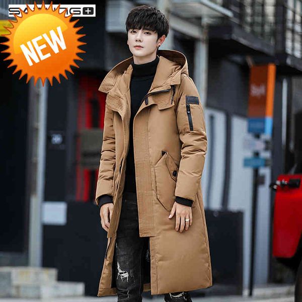 -30 degree new down coats male korean long parkas jacket men's mid-length tooling outdoor men thick warm fashion top, Black
-30 degree new down coats male korean long parkas jacket men's mid-length tooling outdoor men thick warm fashion top, Black