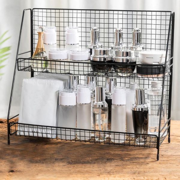 bathroom storage & organization iron art makeup organizer two-layers cosmetic jewelry box lipstick table
bathroom storage & organization iron art makeup organizer two-layers cosmetic jewelry box lipstick table