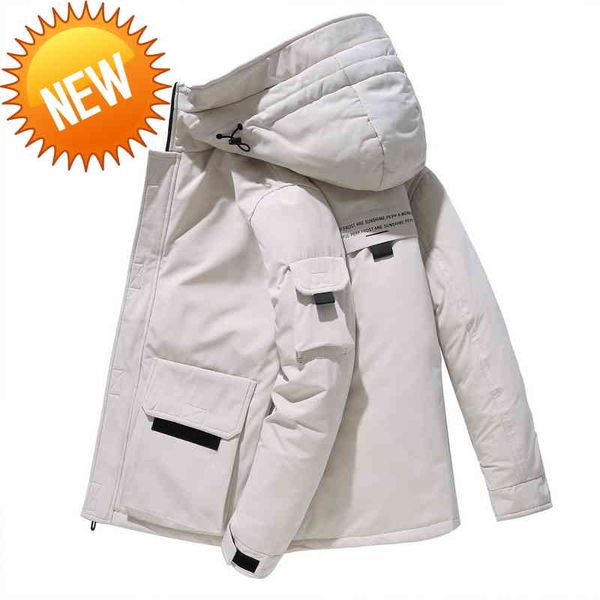 down jacket men 2021 new winter trend short hooded thicker version youth tooling handsome, Black
down jacket men 2021 new winter trend short hooded thicker version youth tooling handsome, Black