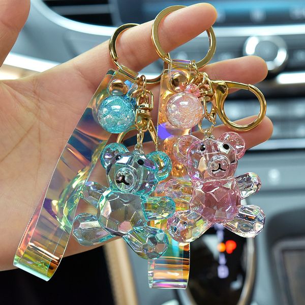 2021 fashion keychain korean version cute cartoon keychain faceted crystal bear creative pendant doll machine small gift, Slivery;golden
2021 fashion keychain korean version cute cartoon keychain faceted crystal bear creative pendant doll machine small gift, Slivery;golden