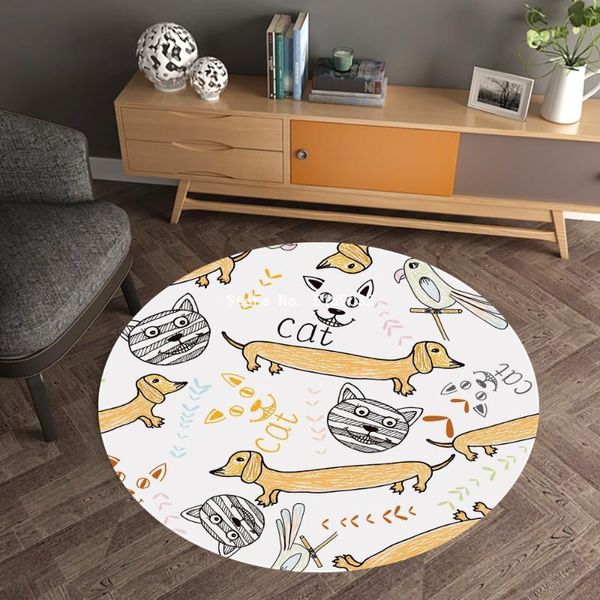 carpets dachshund cat carpet round floor mats area rugs bathroom kitchen rug 3d print kids bedroom decor table bedside mat 150cm
carpets dachshund cat carpet round floor mats area rugs bathroom kitchen rug 3d print kids bedroom decor table bedside mat 150cm