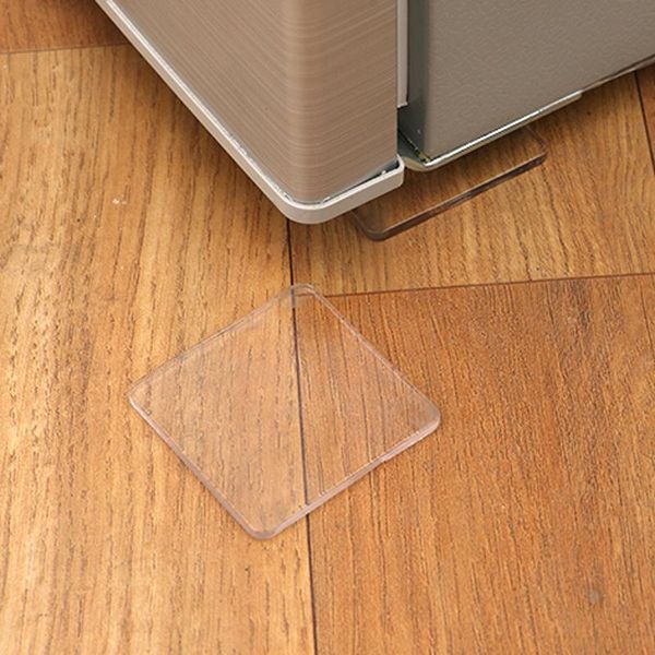 bath accessory set 12/16pcs transparante bathroom non-slip pads refrigerator wasmachine pad anti vibration anti-slip absorbing wholesa