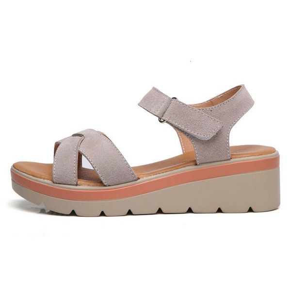 sandals beyaromen's summer suede leather wedge women's platform shoes ankle platforms beach 4dbh, Black
sandals beyaromen's summer suede leather wedge women's platform shoes ankle platforms beach 4dbh, Black
