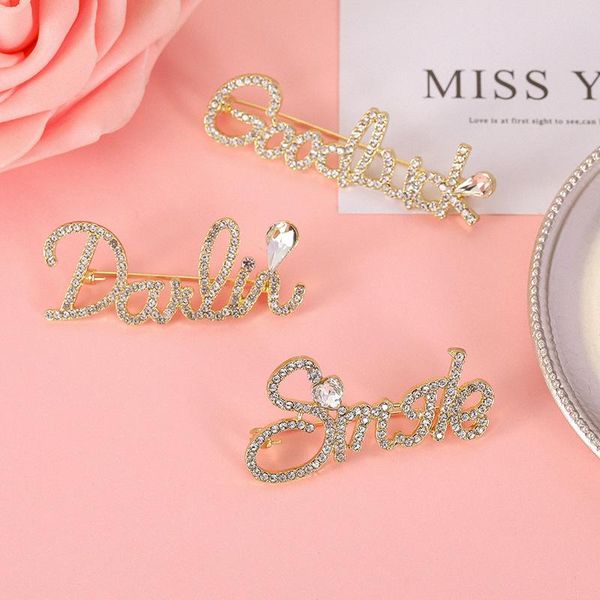 pins, brooches creative design rhinestone english letter brooch intellectual clothes accessories crystal wholesale, Gray
pins, brooches creative design rhinestone english letter brooch intellectual clothes accessories crystal wholesale, Gray