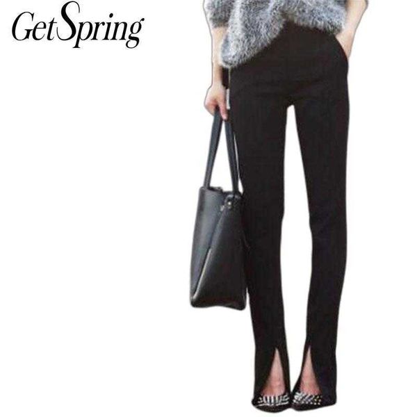getsring women pant split high waist black flare pants plus size suits clothes fashion vintage 210601, Black;white
getsring women pant split high waist black flare pants plus size suits clothes fashion vintage 210601, Black;white