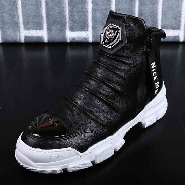 boots shoes men leather slip on snow fashion 's winter sneakers 6#20/20f50 f2qw, Black
boots shoes men leather slip on snow fashion 's winter sneakers 6#20/20f50 f2qw, Black