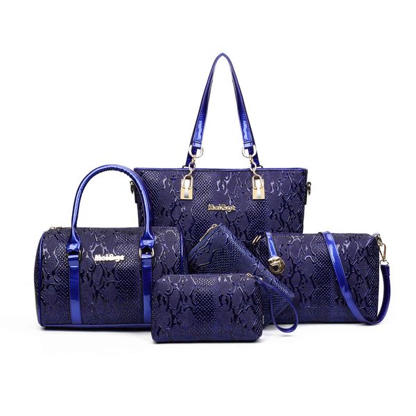Handbag 2021 Fashion Pure Color Bag Pattern Portable One Shoulder Five Piece Set Classic Style, Black;red
Handbag 2021 Fashion Pure Color Bag Pattern Portable One Shoulder Five Piece Set Classic Style, Black;red