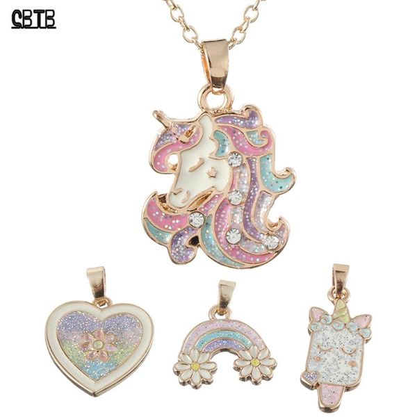 pendant necklaces 4 pcs/set cartoon horse cream peach heart rainbow necklace cute jewelry friendship for kids couple set, Silver
pendant necklaces 4 pcs/set cartoon horse cream peach heart rainbow necklace cute jewelry friendship for kids couple set, Silver