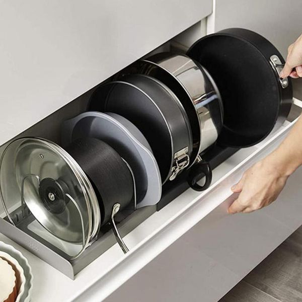 kitchen storage & organization pot lid holder expandable pan organizer rack multifunctional stainless steel retractable adjustable cover she
kitchen storage & organization pot lid holder expandable pan organizer rack multifunctional stainless steel retractable adjustable cover she