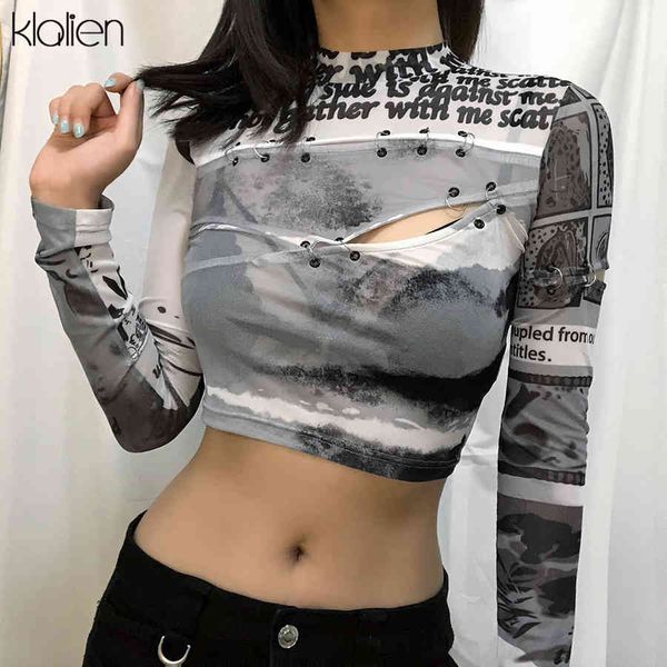 t shirt casual street slim mesh female autumn long sleeve print hollow out office lady stretch soft t shirt, White
t shirt casual street slim mesh female autumn long sleeve print hollow out office lady stretch soft t shirt, White