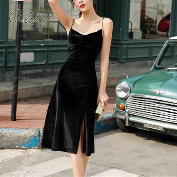 summer women velvet party spaghetti strap vintage split black slip dress 210415, Black;gray
summer women velvet party spaghetti strap vintage split black slip dress 210415, Black;gray