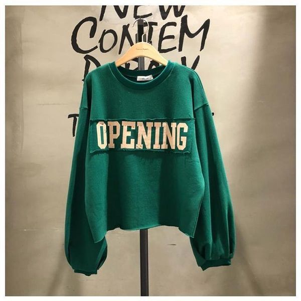 three-color autumn women sweatshirt with letters printed long-sleeved pullover loose version outdoor women's hoodies & sweatshirts, Black
three-color autumn women sweatshirt with letters printed long-sleeved pullover loose version outdoor women's hoodies & sweatshirts, Black