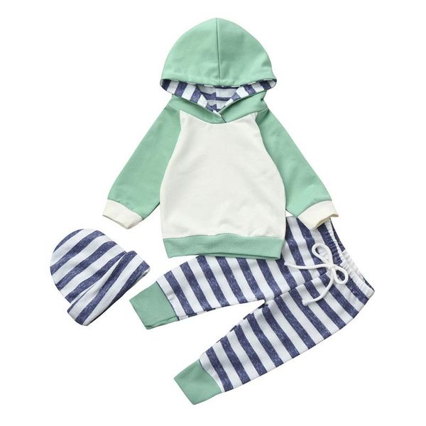 clothing sets 3pcs born infant baby boy girl clothes set hoodie +stripe pants+hat outfits kids costume suit ubranka dla niemowlat, White
clothing sets 3pcs born infant baby boy girl clothes set hoodie +stripe pants+hat outfits kids costume suit ubranka dla niemowlat, White