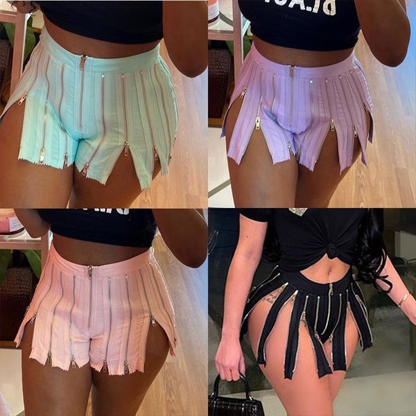 xi zip denim summer women shorts fashion high waist slit skinny jeans night club wears, White;black
xi zip denim summer women shorts fashion high waist slit skinny jeans night club wears, White;black