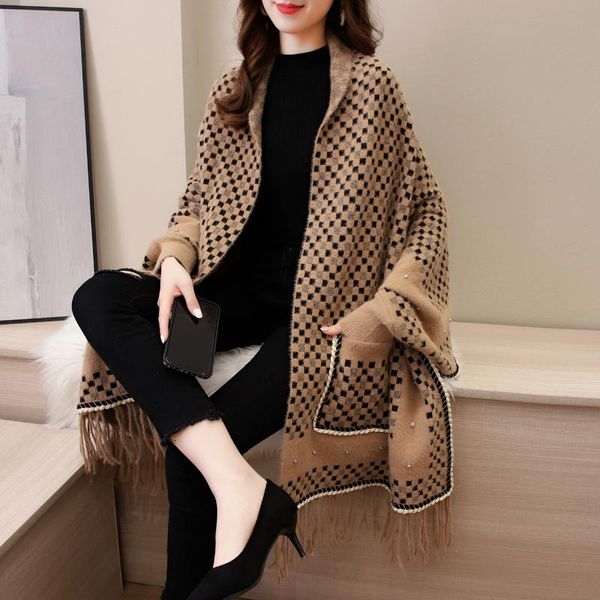 scarf women winter plus size women's elegant tassel wrap swing cardigan knitted oversized sweater blouse scarves, Blue;gray
scarf women winter plus size women's elegant tassel wrap swing cardigan knitted oversized sweater blouse scarves, Blue;gray