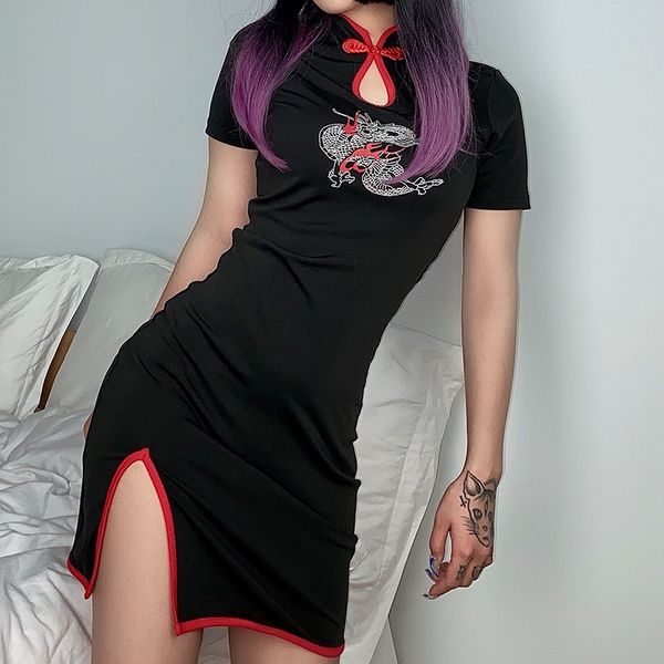 black short cheongsam chinese dress qipao elegant chinese dresses summer 2021 oriental dress japanese dress 10099, Red
black short cheongsam chinese dress qipao elegant chinese dresses summer 2021 oriental dress japanese dress 10099, Red