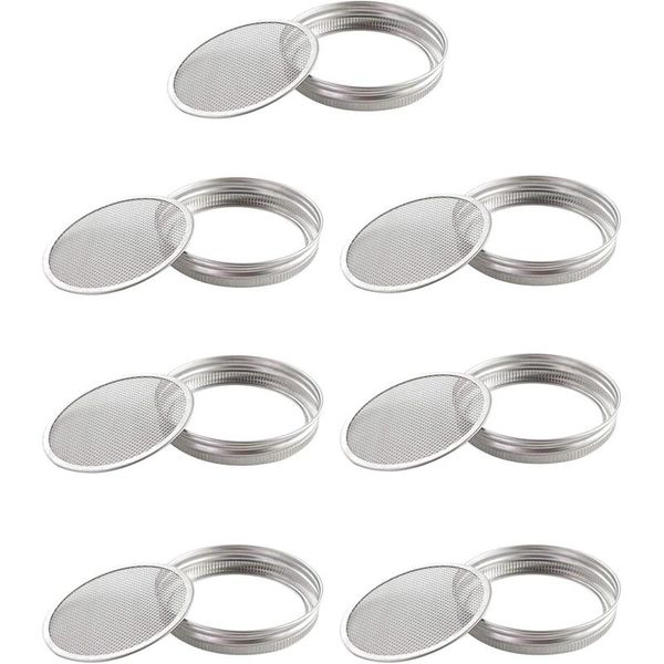 pack stainless steel wide mouth sprouting lids, superb ventilated lid for mason jars canning kitchen storage & organization
pack stainless steel wide mouth sprouting lids, superb ventilated lid for mason jars canning kitchen storage & organization