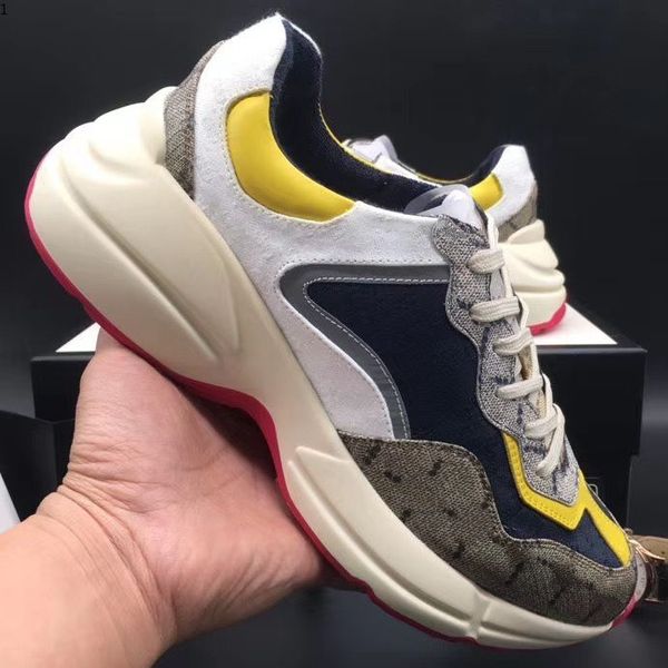 dio men's rhyton leather casual dad sneakers paris fashion women's platform sports strawberry wave mouth tiger net printin kj001, Red;white
dio men's rhyton leather casual dad sneakers paris fashion women's platform sports strawberry wave mouth tiger net printin kj001, Red;white