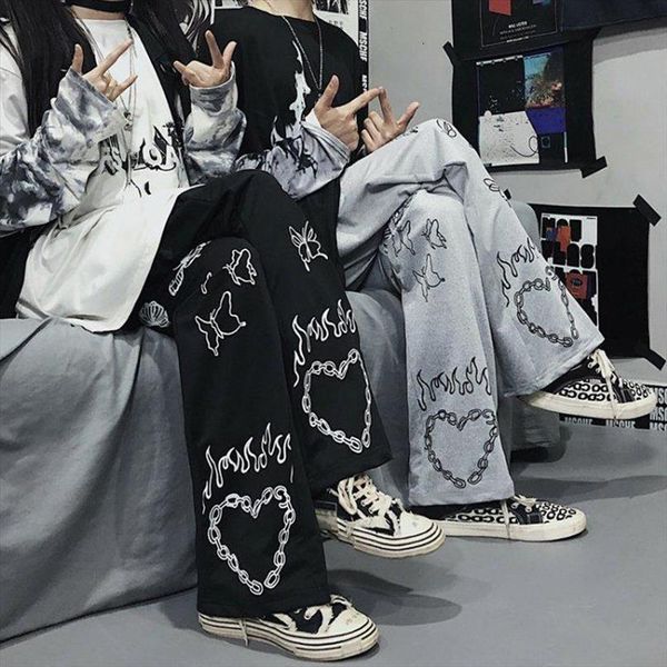 streetwear gothic punk vintage oversize women capris trousers casual y2k harajuku pantalon dark pant anime cartoon print wide leg, Black;white
streetwear gothic punk vintage oversize women capris trousers casual y2k harajuku pantalon dark pant anime cartoon print wide leg, Black;white