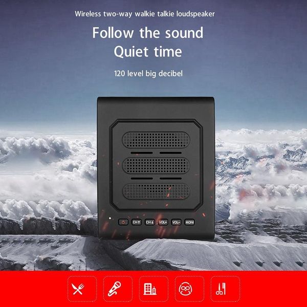 walkie talkie wireless handheld speaker mic two-way intercom loudspeaker for restaurant school portable speakers
walkie talkie wireless handheld speaker mic two-way intercom loudspeaker for restaurant school portable speakers