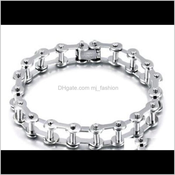 link bracelets jewelrychain bracelet bangle stainless steel jewelry with sile mens motor bike chain motorcycle drop delivery 202, Black
link bracelets jewelrychain bracelet bangle stainless steel jewelry with sile mens motor bike chain motorcycle drop delivery 202, Black
