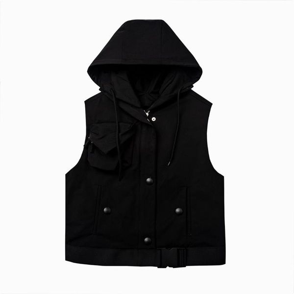 men's vests 2021 and women's vest casual fashion trend hooded nylon functional wind high-quality outer wear, Black;white
men's vests 2021 and women's vest casual fashion trend hooded nylon functional wind high-quality outer wear, Black;white