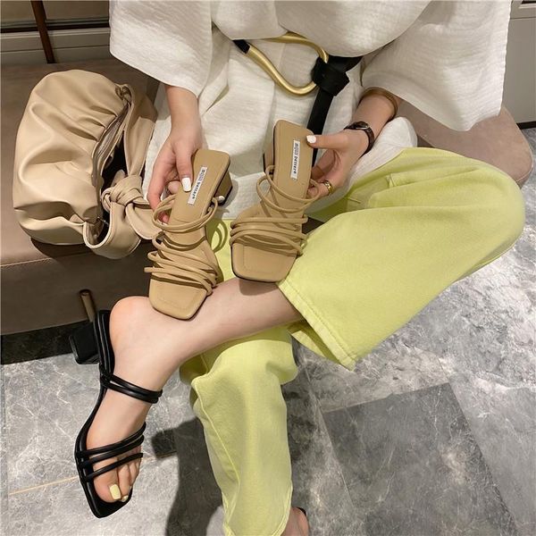 slippers women summer luxury slides square toe shoes cross-tied pantofle med designer soft 2021 block basic fabric hoof heels, Black
slippers women summer luxury slides square toe shoes cross-tied pantofle med designer soft 2021 block basic fabric hoof heels, Black