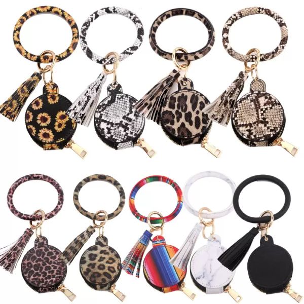 newcolorful pu leather tassels bracelets keychain party favor wristlet sunflower leopard earphone bags makeup bag with mirror keyring heads
newcolorful pu leather tassels bracelets keychain party favor wristlet sunflower leopard earphone bags makeup bag with mirror keyring heads