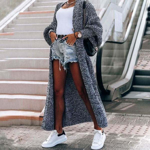 women's knits & tees women cardigans knitted long sweaters fall winter fashion full sleeves v neck pockets, White
women's knits & tees women cardigans knitted long sweaters fall winter fashion full sleeves v neck pockets, White