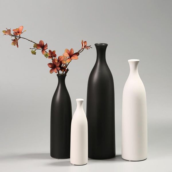 vases white black ceramic vase home decoration modern minimalist flower arrangement living room
vases white black ceramic vase home decoration modern minimalist flower arrangement living room