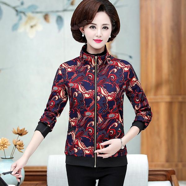 women's jackets 2021 print outerwear winter ladies women plus velvet to keep warm coats and vintage autumn long sleeve coat, Black;brown
women's jackets 2021 print outerwear winter ladies women plus velvet to keep warm coats and vintage autumn long sleeve coat, Black;brown