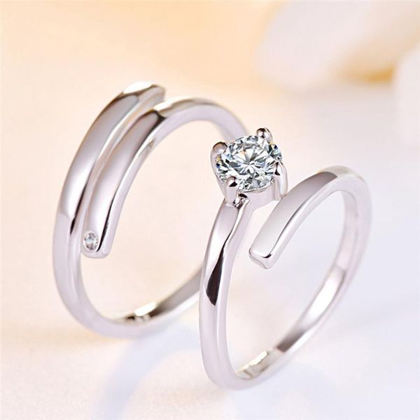 wedding rings personalized stainless steel adjustable with diamond ring 2pcs/pair, Slivery;golden
wedding rings personalized stainless steel adjustable with diamond ring 2pcs/pair, Slivery;golden