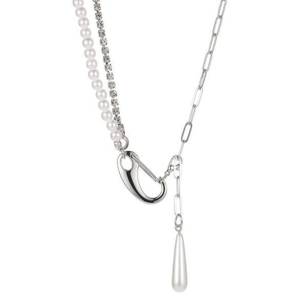 pendant necklaces double-layer pearl stitching necklace hip hop chain clavicle choker for women men jewelry & pendants m2530, Silver
pendant necklaces double-layer pearl stitching necklace hip hop chain clavicle choker for women men jewelry & pendants m2530, Silver