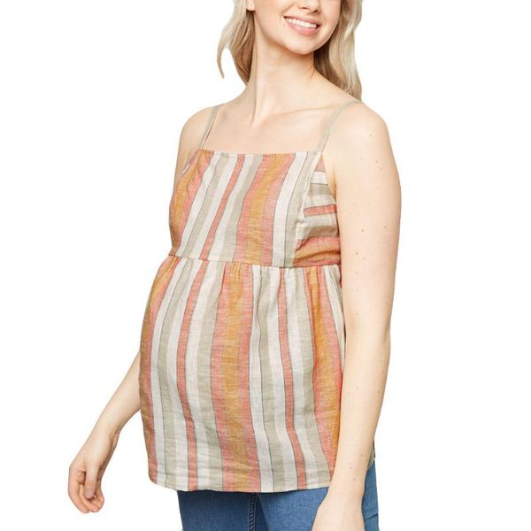 maternity stripe print off shoulder backless bow camisole vest pregnant casual women's tanks & camis, White
maternity stripe print off shoulder backless bow camisole vest pregnant casual women's tanks & camis, White