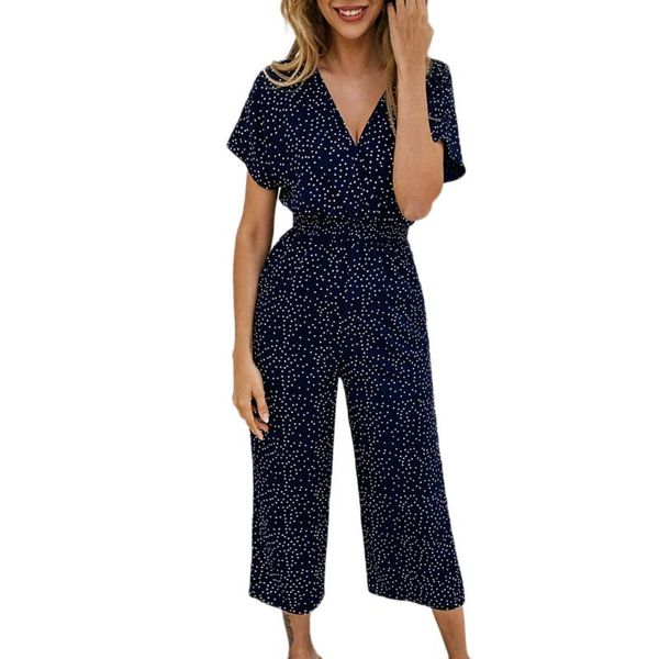 women's jumpsuits & rompers bohemian polka dot jumpsuit women summer pockets v neck short sleeve printing playsuit, Black;white
women's jumpsuits & rompers bohemian polka dot jumpsuit women summer pockets v neck short sleeve printing playsuit, Black;white