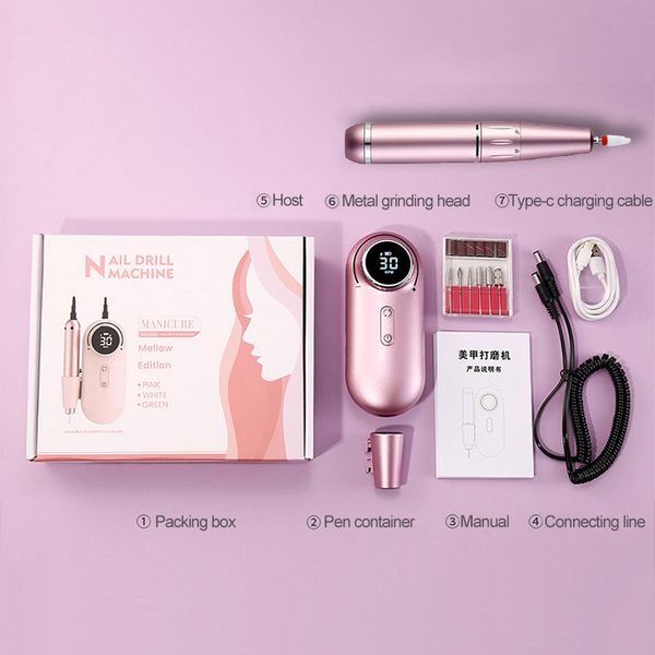 30000rpmnaildrillmachinebrushlessdriveelectricmanicuredrillrechargeablecordlessefileformanicurepedicurecutter raben
30000rpmnaildrillmachinebrushlessdriveelectricmanicuredrillrechargeablecordlessefileformanicurepedicurecutter raben