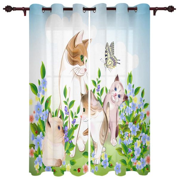 cat meadow flowers cute valance window curtains for living room bedroom kitchen home luxury youth treatment curtain & drapes
cat meadow flowers cute valance window curtains for living room bedroom kitchen home luxury youth treatment curtain & drapes