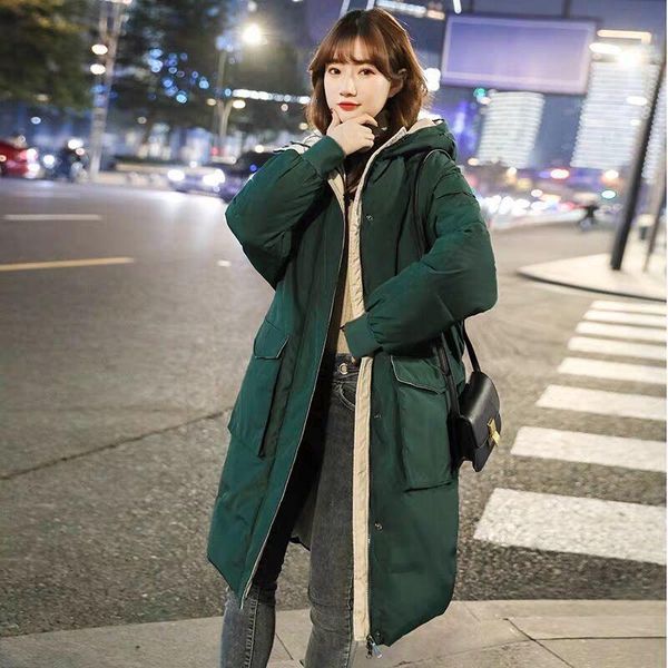 women's down & parkas 2021 winter elegant coat female hooded long sleeve solid cotton-padded warm loose outerwear women fashion m100, Black
women's down & parkas 2021 winter elegant coat female hooded long sleeve solid cotton-padded warm loose outerwear women fashion m100, Black